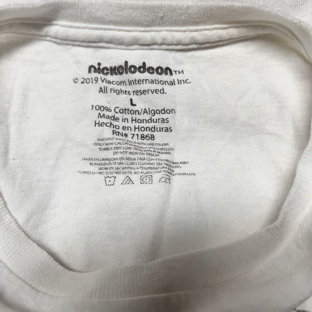 Nickelodeon Rugrats Crop Top L Cartoon Graphic Y2K Checkerboard - Picture 6 of 6